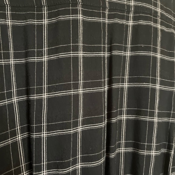 La Vie Rebecca Taylor Dress - Women's Small Black - Gingham Plaid Grunge - Picture 5 of 12
